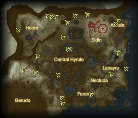 zelda breath of the wild lynel locations